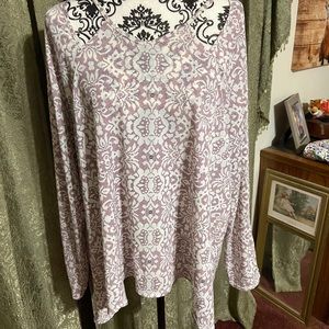 Cut out long sleeve blouse